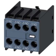 auxiliary switch, on the front, 4 NO, .3/.4
