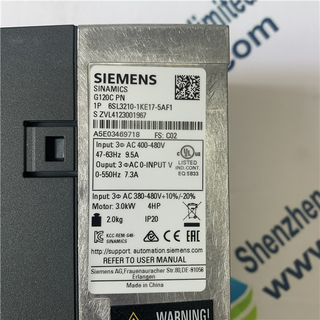 Biến tần G120C rated power 3AC380-480V