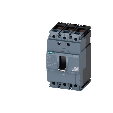 MCCB Siemens 3VA1  3-pole, Icu=55 kA,  In = 2A - 160A