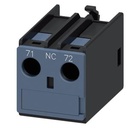 Auxiliary switch, on the front, 1 NC, 71/72, current path: 1 NC